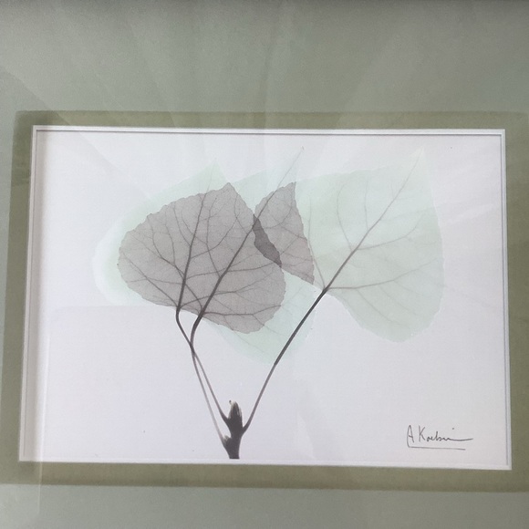 Albert Koetsier Signed Art Print Aspen Leaves Brushed Nickel Frame - Picture 4 of 12